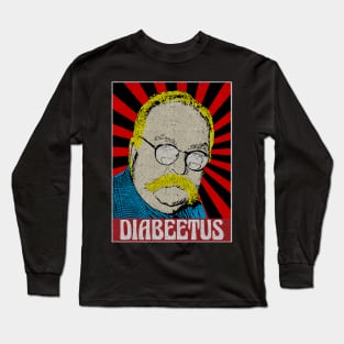 Diabeetus 80s Pop Art Fan Art Long Sleeve T-Shirt